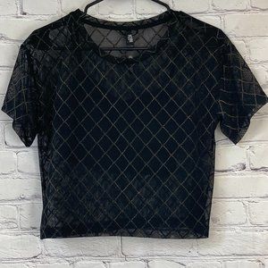 Victorias Secret Sport Mesh Crop top with Bralette
